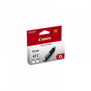 Струйный картридж CLI-451GY XL (6476B001) для Canon PIXMA MG, MX, iP и iX, серый, 500 стр.
