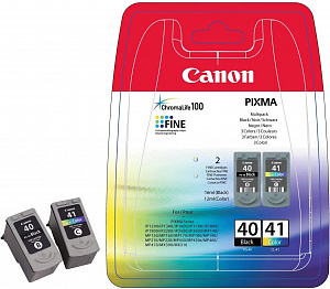 Струйные картриджи PG-40/CL-41 (0615B043) для Canon PIXMA MP, MX и iP, черный/многоцветный, 16/12 мл, 800 стр.