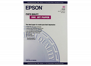 41068 Матовая фотобумага EPSON Photo Quality Ink Jet Paper A3 (100 листов, 102 г/м2)