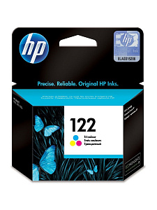 Струйный картридж 122 (CH562HK) для HP DeskJet, многоцветный, 120 стр.