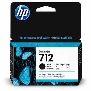 Струйный картридж 712 (3ED70A) для HP DesignJet, черный, 38 мл, 1000 стр.