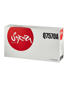 Картридж Sakura Q7570A (70A) для HP, черный, 15000 к.