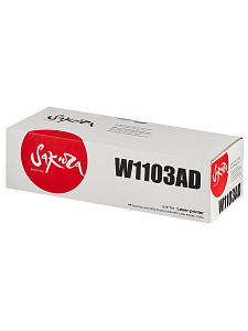 Тонер-картридж Sakura W1103AD (103AD) для HP Neverstop Laser 1000/1200», черный, 2500 +2500 к.(двойной заправочный комплект тонера)