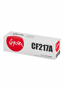 Картридж Sakura CF217A (17A) для HP, черный, 1600 к.