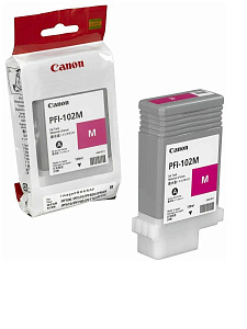 Струйный картридж PFI-102M (0897B001) для Canon imagePROGRAF iPF, пурпурный, 130 мл
