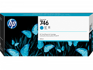 Струйный картридж 746 (P2V80A) для HP DesignJet, голубой, 300 мл