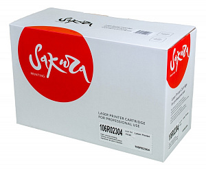 Картридж Sakura 106R02304 для XEROX, черный, 5000 к.