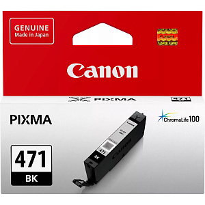 Струйный картридж CLI-471BK (0400C001) для Canon PIXMA MG5740/MG6840/MG7740/TS5040/TS6040/TS8040/TS9040, черный, 350 стр.