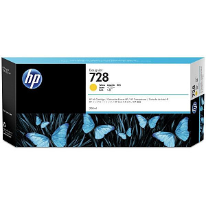 Струйный картридж 728 (F9K15A) для HP DesignJet T730/T830, желтый, 300 мл