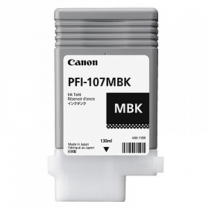 Струйный картридж PFI-107MBK (6704B001) для Canon imagePROGRAF iPF670/680/685/770/780/785, черный матовый, 130 мл