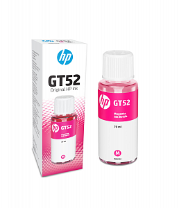 Чернила GT52 (M0H55AE) для HP DeskJet и Ink Tank, пурпурный, 80 мл, 8000 стр.