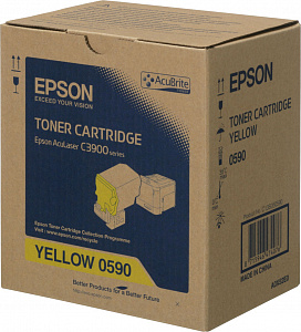 S050590 Тонер-Картридж EPSON желтый для AcuLaser C3900N