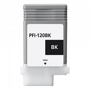 Струйный картридж PFI-120BK (2885C001) для Canon imagePROGRAF TM-200/205/300/305, черный, 130 мл, 500 стр.