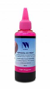 Чернила NV-Print универсальные на водной основе NV-INK100ULM для аппаратов Сanon/Epson/НР/Lexmark (100 ml) Light Magenta