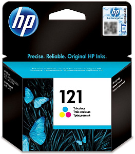 Струйный картридж 121 (CC643HE) для HP DeskJet, многоцветный, 165 стр.