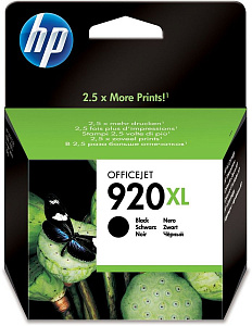 Струйный картридж 920XL (CD975AE) для HP OfficeJet, черный, 1200 стр.