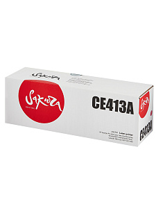 Картридж Sakura CE413A (305A) для HP, пурпурный, 2600 к.