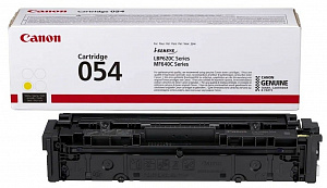 Тонер-картридж 054Y (3021C002) для Canon i-SENSYS LBP620/621/623/640, MF640/641/642/643/644/645, желтый, 1200 стр.