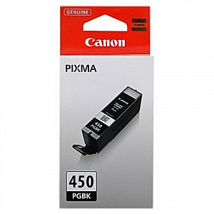 Струйный картридж PGI-450PGBK (6499B001) для Canon PIXMA MG, MX, iP и iX, черный, 15 мл, 300 стр.