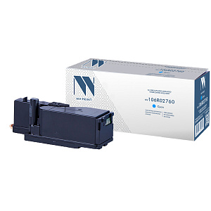 Картридж NV-Print совместимый NV-106R02760 Cyan для Xerox Phaser 6020/6022/ / WorkCentre 6025/6027 (1000k)