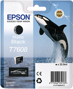 T7608 Картридж черный матовый для SC-P600