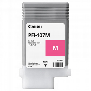 Струйный картридж PFI-107M (6707B001) для Canon imagePROGRAF iPF670/680/685/770/780/785, пурпурный, 130 мл