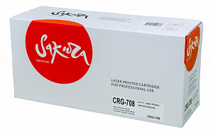 Картридж Sakura 708 (0266B002) для Canon LBP3300/LBP3330/LBP3360, черный, 2500 к.