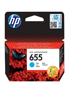 Струйный картридж 655 (CZ110AE) для HP DeskJet, голубой, 11 мл, 600 стр.