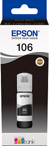 106 Контейнер с черными водорастворимыми фото-чернилами EPSON R240 EcoTank для L7160/L7180