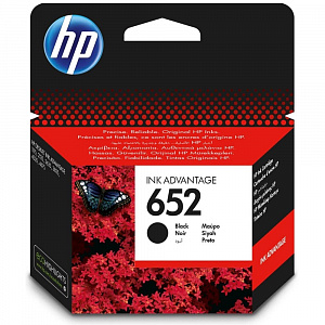 Струйный картридж 652 (F6V25AE) для HP DeskJet, черный, 360 стр.