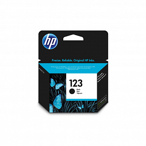 Струйный картридж 123 (F6V17AE) для HP DeskJet, черный, 120 стр.