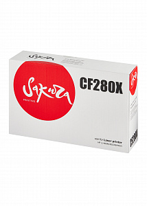 Картридж Sakura CF280X (80X) для HP, черный, 6900 к.