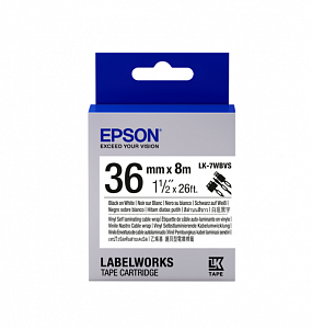 657014 Картридж EPSON с лентой LK-7WBVS