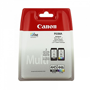 Комплект струйных картриджей PG-445/CL-446 (8283B004) для Canon PIXMA MG, MX, TS и iP, 180 стр.