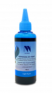 Чернила NV PRINT универсальные на водной основе NV-INK100ULC для аппаратов Сanon/Epson/НР/Lexmark (100 ml) Light Cyan