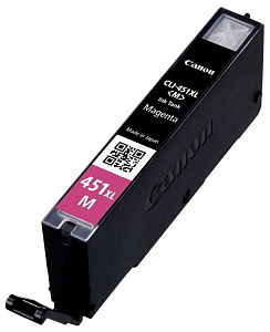 Струйный картридж CLI-451M XL (6474B001) для Canon PIXMA MG, MX, iP и iX, пурпурный, 700 стр.