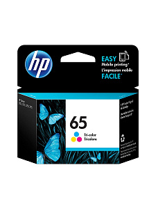 Струйный картридж 65 (N9K01AA) для HP DeskJet, многоцветный, 100 стр.