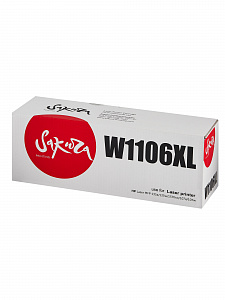 Картридж Sakura W1106XL для HP, черный, 5000 к.
