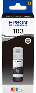 103 Контейнер с черными чернилами EPSON 103 EcoTank для L1110/ L3100/ L3101/ L3110/ L3150/ L3151/ L3156/ L3160/ L3260/ L3266/ L5190/ L5290