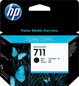 Струйный картридж 711 (CZ133A) для HP DesignJet, черный, 80 мл