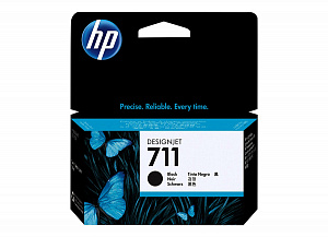 Струйный картридж 711 (CZ129A) для HP DesignJet, черный, 38 мл, 400 стр.