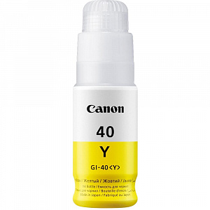 Чернила GI-40 Y (3402C001) для Canon PIXMA G5040/G6040/G7040, желтый, 70 мл, 10 000 стр. 