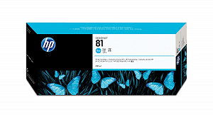 Струйный картридж 81 (C4931A) для HP DesignJet, голубой, 680 мл