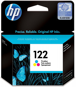 Струйный картридж 122 (CH562HE) для HP DeskJet, многоцветный, 120 стр.