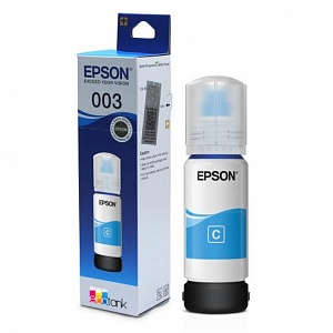 003 Контейнер с голубыми чернилами EPSON для L3100/3101/3110/3150/3151