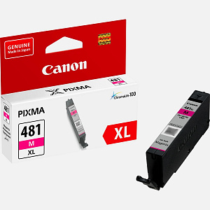 Струйный картридж CLI-481M XL (2045C001) для Canon PIXMA TS6140/TS8140/TS9140/TR7540/TR8540, пурпурный, 500 стр.
