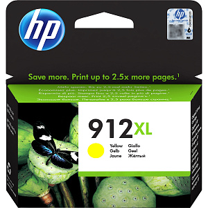 Струйный картридж 912XL (3YL83AE) для HP OfficeJet, желтый, 825 стр. 
